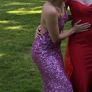 SCALA pink prom dress